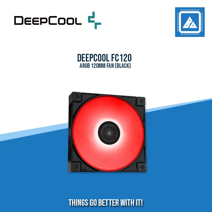 DEEPCOOL FC120 ARGB 120MM FAN (BLACK) DEEPCOOL FC120 ARGB 120MM FAN (BLACK)